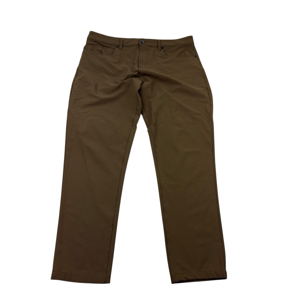Olivers‎ 5 Pocket Pants Brown Nylon Spandex Stretch Men's Size 34x30